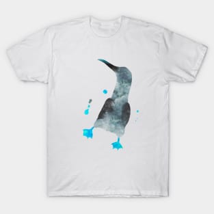 Blue Footed Booby Watercolor Painting T-Shirt